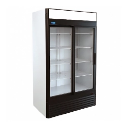 Шкаф холодильный Марихолодмаш Капри 1,12СК купе (0...+7С) стекл. двери купе воздухоохладитель в Тольятти