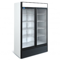 Шкаф холодильный Марихолодмаш Капри 1,12СК (0...+7С) стекл. распашные двери, воздухоохладитель в Тольятти