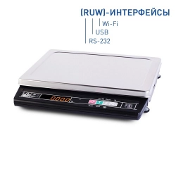 Весы электронные МАССА-К МК-15.2-А21 RUW до 15кг АКБ, RS232 , USB, WiFi в Тольятти
