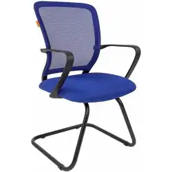 Кресло офисное синее сетка в Тольятти