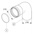 Колено DN 80-90 гр. (продкут 0020088233)