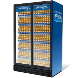 Шкаф холодильный FRIGOGLASS Super 16 FFSD (сер.корпус,бел.кабинет,сер.рамка
дв.,2Led,5полок,5ЦД) в Тольятти