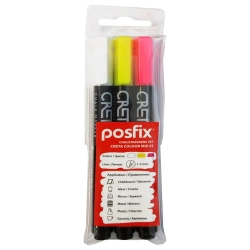 Набор цветных меловых маркеров posfix CRETA COLOR MIX # 3 102387 в Тольятти