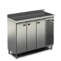 Стол холодильный Cryspi СШС-0,3 GN-1850 +1...+10, 3 расп.двери, нержавейка в Тольятти