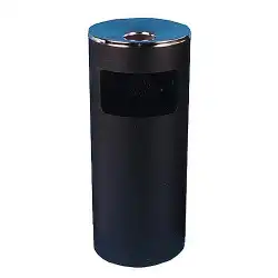 Урна-пепельница Титан N 52 30 л сталь черная (25х60 см) в Тольятти