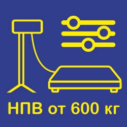 Калибровка электронных весов с НПВ от 600 кг в Тольятти