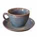 Чайная пара 200 мл, сине-коричневый "Corone Terra" фк1519