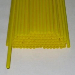 Палочки пластиковые для сахарной ваты желтые (100 шт) в Тольятти